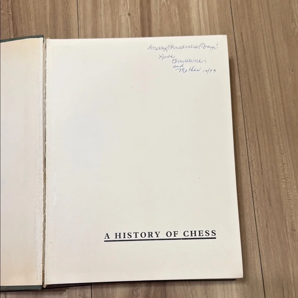 A History Of Chess By J. Gizycki